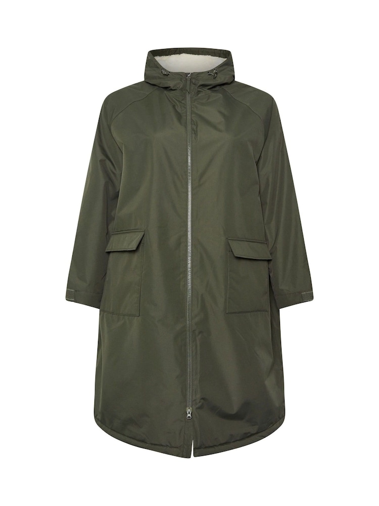 Yours Curve Green Waterproof Changing Robe - Image 1 of 1