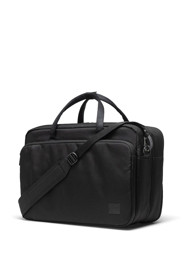 Herschel Supply Co. Bowen Convertible Black Travel Duffle - Image 2 of 6 Herschel Supply Co. Bowen Convertible Black Travel Duffle - Image 2 of 6