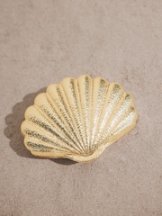 Zlatno - Pismo torba u obliku školjke - Slika 6 od 10