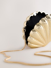 Zlatno - Pismo torba u obliku školjke - Slika 8 od 10