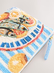 Sardine Print Embellished Pouch - Image 10 of 10