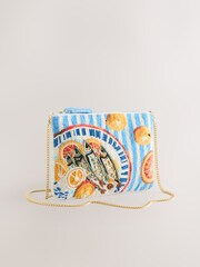 Sardine Print Embellished Pouch - Image 5 of 10