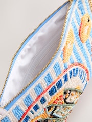 Sardine Print Embellished Pouch - Image 8 of 10