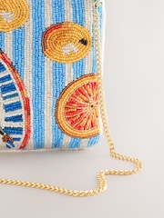 Sardine Print Embellished Pouch - Image 9 of 10