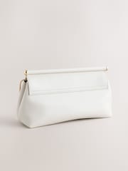 Balts - Foldover Clutch Bag - Attēls 5 no 8