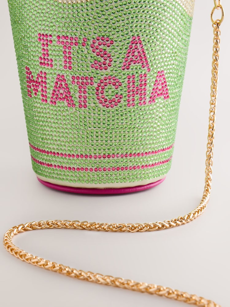 Green Matcha Sparkle Crossbody Bag - Image 9 of 9