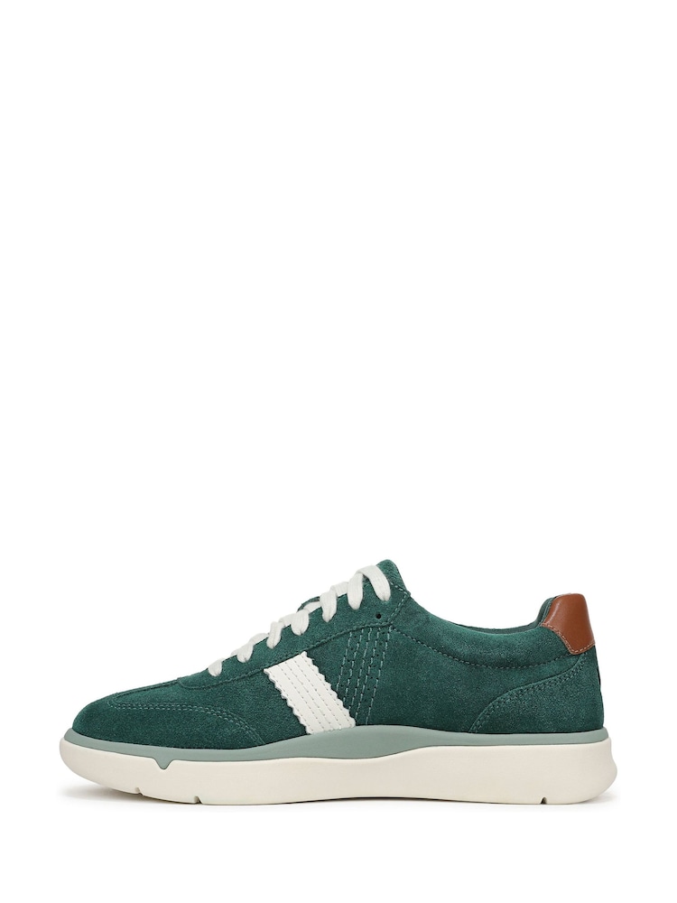 Vionic Posy Green City Walk Wide Fit Arch Support LaceUp Trainers - Image 2 of 7 Vionic Posy Green City Walk Wide Fit Arch Support LaceUp Trainers - Image 2 of 7