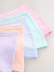 Peach Pink Short Briefs 5 Pack (2-16yrs) - Image 8 of 9