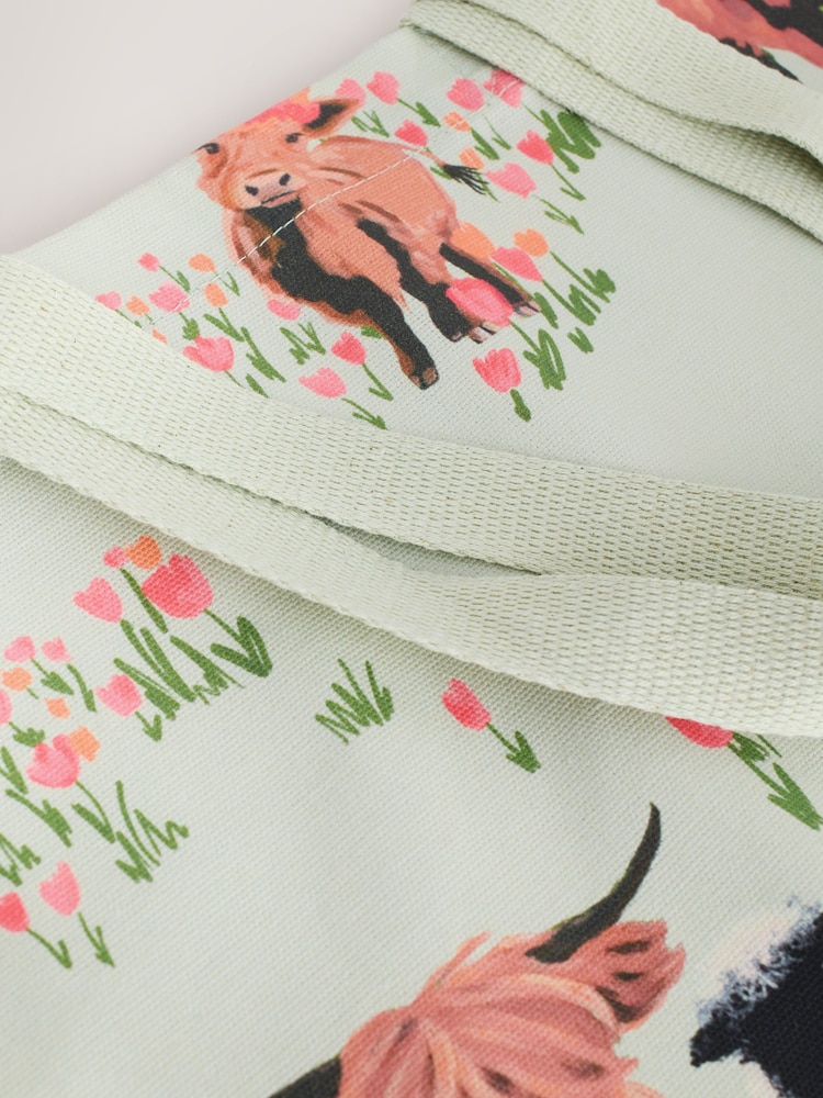 Hamish Highland Vaca - Geantă de umăr din bumbac - Imaginea 8 din 8