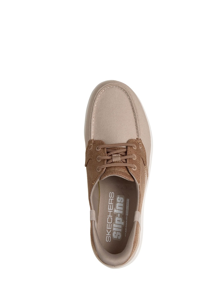 Skechers Grey Slip-Ins On-The-Go Flex Radiant Sandy Trainers - Image 5 of 5