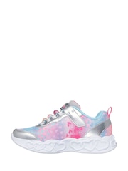 Skechers Infinite Heart Lights Heart Jewels Trainers - Image 2 sur 4