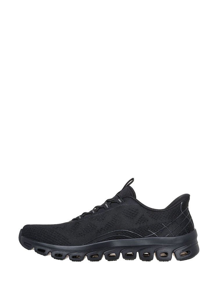 Skechers Black Slip-In Glide Step Elevate Amaze Trainers - Image 2 of 5