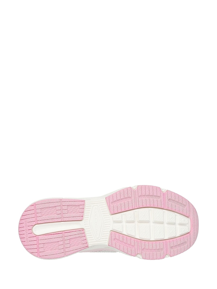 Skechers Pink Retro Graph Trainers - Image 5 of 5