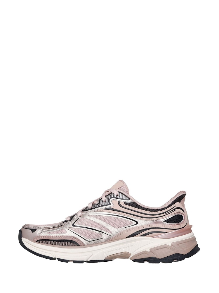 Skechers Pink Stamina Sport Trainers - Image 2 of 4