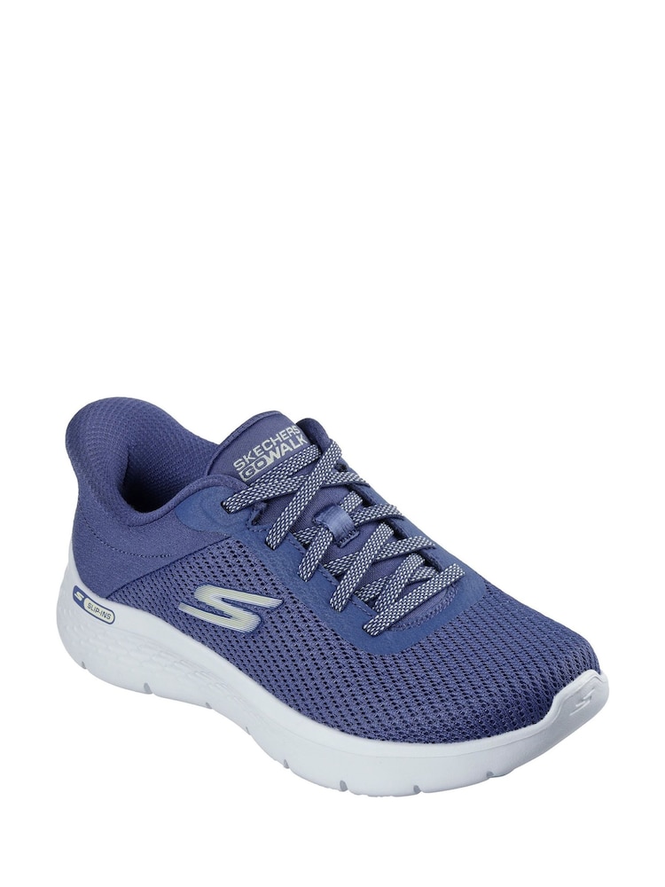 Skechers Blue Go Walk Flex Trainers - Image 2 of 2 Skechers Blue Go Walk Flex Trainers - Image 2 of 2