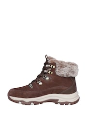 بني - Skechers Trego Snow Worries Hiker Boots - صورة 2 من 4