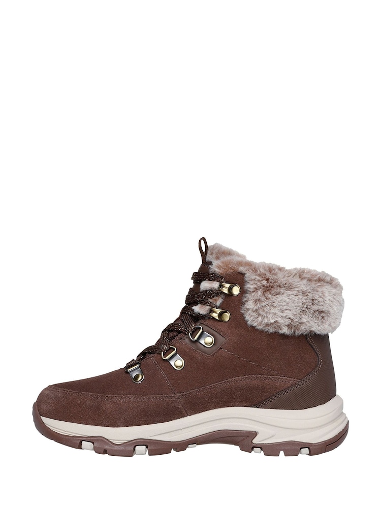 بني - Skechers Trego Snow Worries Hiker Boots - صورة 2 من 4
