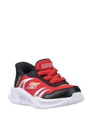 Skechers Red Meteor-Lights Brisk-Beams Trainers - Image 2 of 2