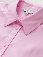 Hot Pink Oversized Boyfriend Shirt - Image 2 of 3