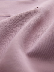 紫色 - 針織斜紋按扣襯衫式外套 - 圖片 3，共 6