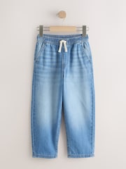 Denim albastru nuanță medie - Lightweight Pull on Jeans (3-16yrs) - Imaginea 5 din 8