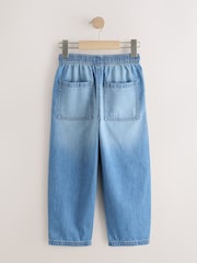 Denim albastru nuanță medie - Lightweight Pull on Jeans (3-16yrs) - Imaginea 6 din 8
