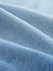 Denim albastru nuanță medie - Lightweight Pull on Jeans (3-16yrs) - Imaginea 8 din 8