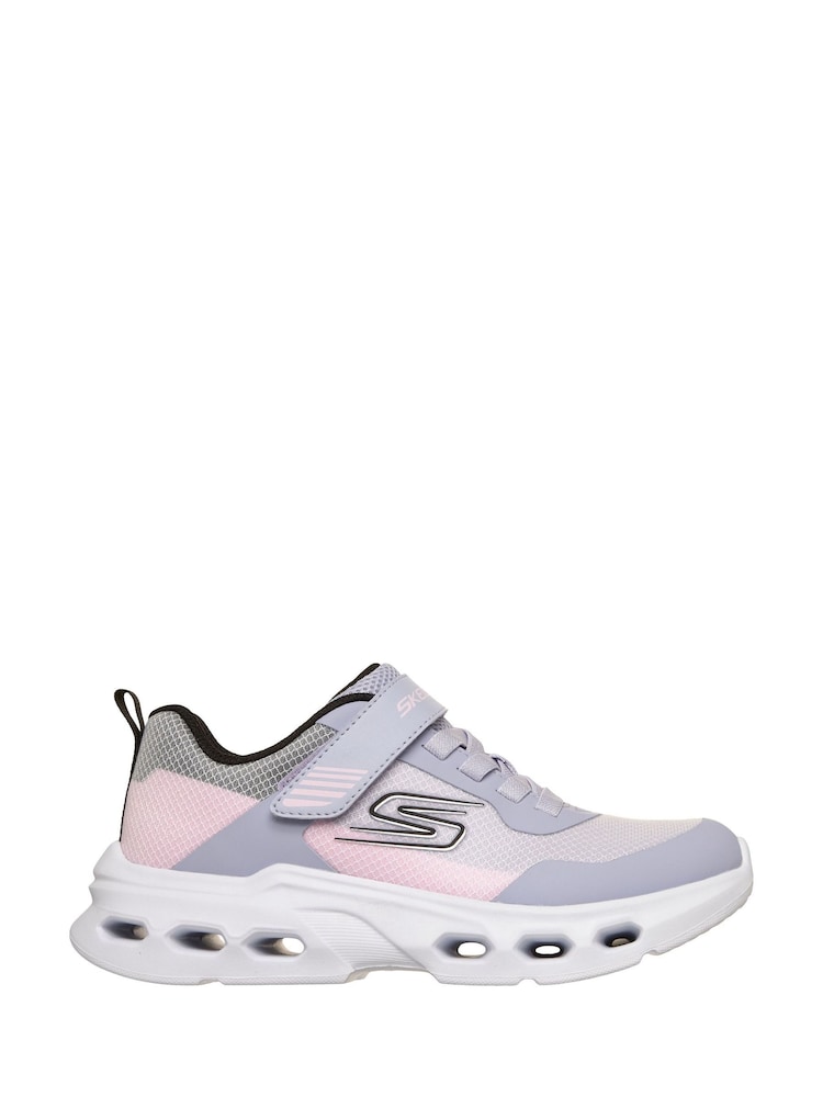 Paars - Skechers Glide-Step Hexa Trainers - Afbeelding 1 van 5