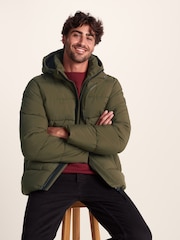 Tog 24 Green Mens Tunnard Padded Short Jacket - Image 4 of 9