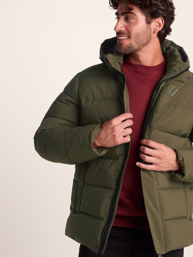 Tog 24 Green Mens Tunnard Padded Short Jacket - Image 5 of 5