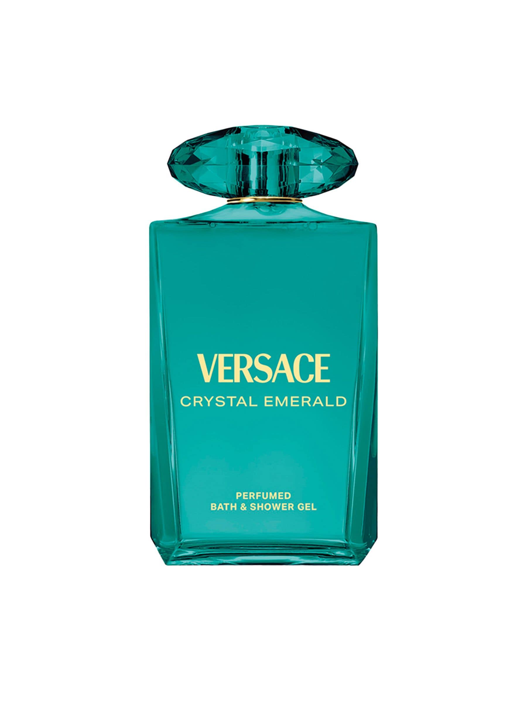 Versace Unisex Peach/Pink/Green Crystal Emerald Bath And Shower Gel 200Ml