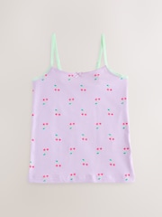 Pink Printed Fruit Cami Vests 3 Pack (1.5-16yrs) - Image 2 of 7