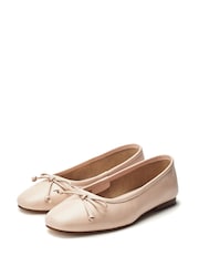 Moda in Pelle Ealing Bow Detail Ballerinas - Image 2 of 4