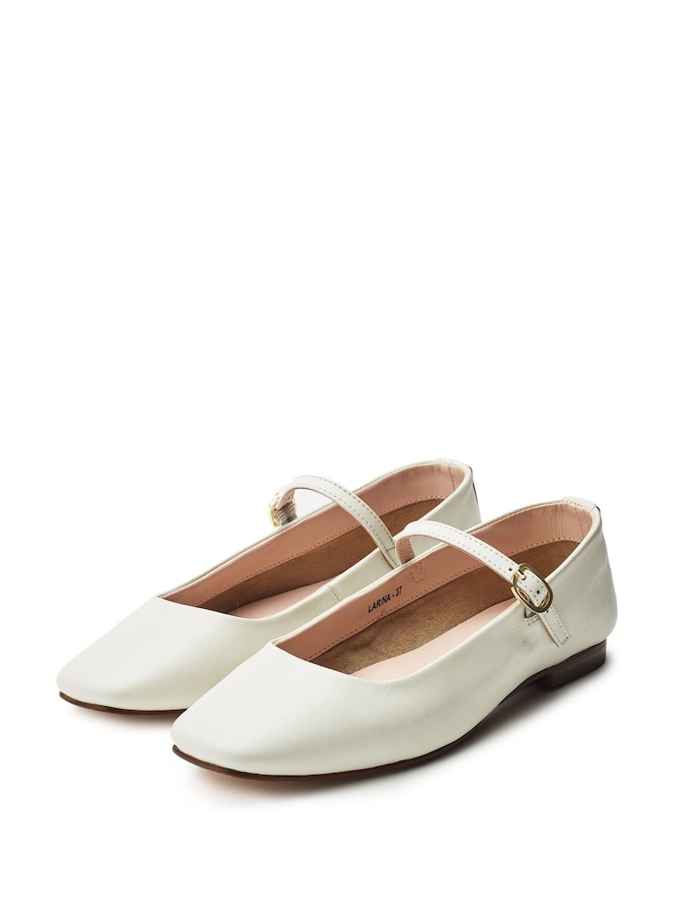 Moda in Pelle Larina Classic Maryjane Ballet Flats - Image 2 of 4