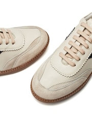 Moda in Pelle Slim Bergamot Sole Gum White Trainers - Image 3 of 4