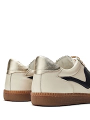 Moda in Pelle Slim Bergamot Sole Gum White Trainers - Image 4 of 4
