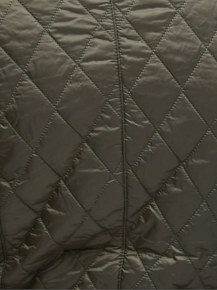 Barbour® Olive Green Flyweight Cavarly Quilted Jacket - Image 9 of 9