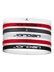 Nike White Elastic Sport Printed Headbands 6 Pack - Image 1 of 1