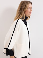 Phase Eight White Luna Boxy Jacket - Image 5 of 7