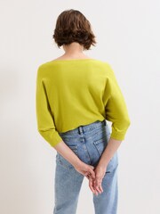 Phase Eight Green Cristine Knit Jumper - Image 2 of 6