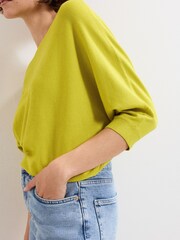 Phase Eight Green Cristine Knit Jumper - Image 5 of 6