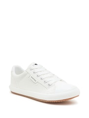 Rocket Dog Cherry Low 12A Canvas Cotton White Trainers - Image 1 of 6