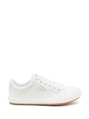 Rocket Dog Cherry Low 12A Canvas Cotton White Trainers - Image 2 of 6