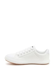 Rocket Dog Cherry Low 12A Canvas Cotton White Trainers - Image 3 of 6