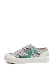 Rocket Dog Grey Jazzin Plus Ashford Cotton Trainers - Bild 2 von 6