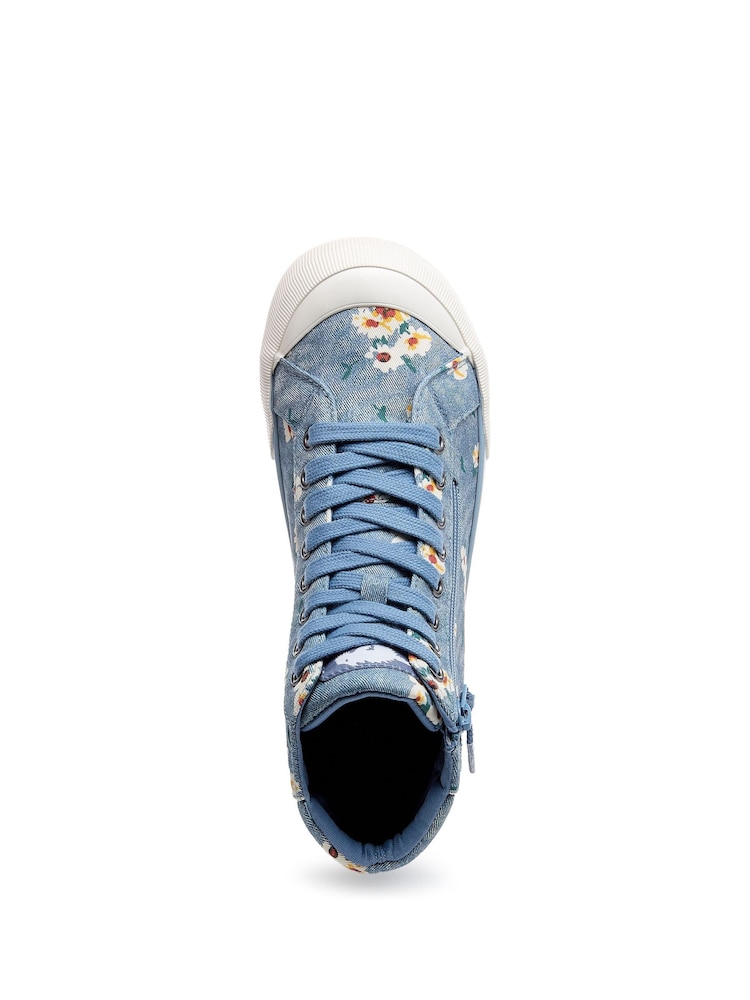 Rocket Dog Jazzin Hi Fig Cotton Trainers - Bild 6 von 6