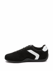 Rocket Dog Black Race Microfibre PU Trainers - Image 7 of 9