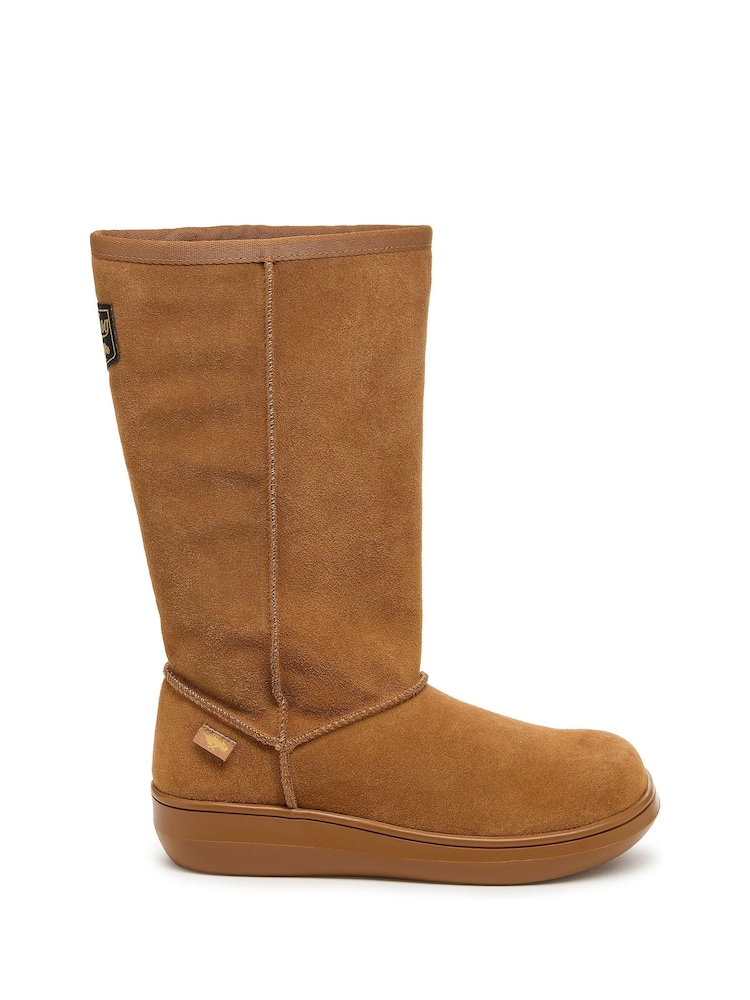 Rocket Dog Natural Sugar Daddy Cow Suede Boots - Image 2 of 6 Rocket Dog Natural Sugar Daddy Cow Suede Boots - Image 2 of 6
