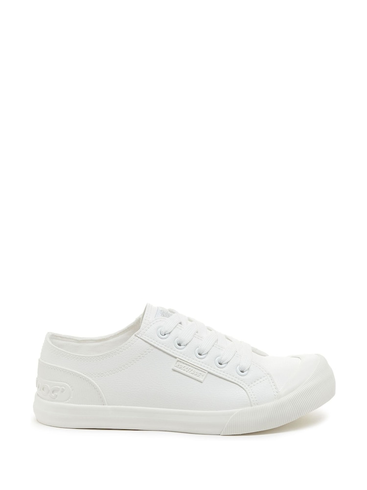 Rocket Dog Jazzin Sporty PU Rocket White Trainers - Bild 2 von 6