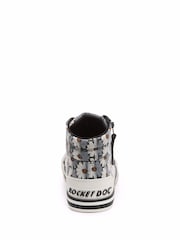 Rocket Dog Jazzin Hi Ryde Cotton Black Trainers - Bild 3 von 6